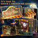 3D Puzzles for Adults,Halloween Magic Store Model Miniature House Kit,3D Paper Puzzle Open-Style Build for Adults Room Home Decor DIY Building House,Halloween Birthday Fun Gifts for Family and Friends