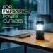 Camping Lights LED Lantern Flashlights, Battery Operated Lamp Tent Lanterns for Power Outages, Camping Essentials Outdoor,Home,Emergency Gear, Hurricane Survival (3 AAA batteries not included)
