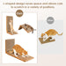 Cardboard Cat Scratcher for Indoor Cats, 26.8 Inch, Brown