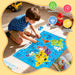 4 Packs 100 Piece Puzzles for Kids Ages 4-6 6-8 8-10, USA World Map Kids Puzzles Ages 3-5 4-6 5-8, Solar System Mars Adventure 100 Piece Puzzle for Adults Seniors, Educational Jigsaw Puzzles 15"x10"