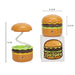 Original Practical Reading Burger Night Light LED Charging Bedside Sleep Light Learning Pencil Sharpener Can Be Stored Desk Lamp