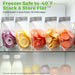 10 Pack Reusable Sandwich Bags, BPA-Free Reusable Food Sorage Bags, Double Zipper Leakproof Freezer Bags Extra Thick Plastic Storage Bags for Sandwich Meal Prep Lunch Marinate Meat Snack