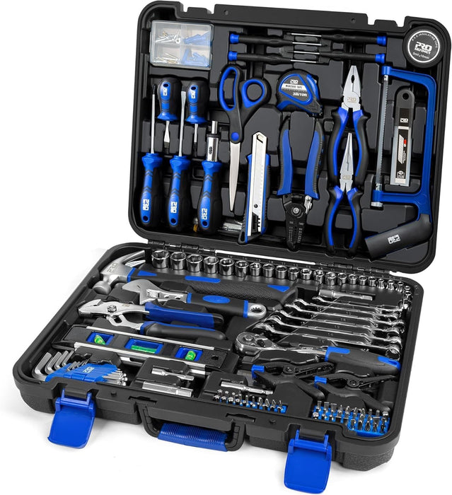 259-Piece Tool Kit, General Household Hand Tool Set, Blue