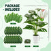 28" Fake Plants, Artificial Monstera Plants Indoor in White Pot