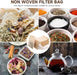 200Pcs Tea Filter Bags, Disposable Tea Filter Bags for Loose Leaf Tea from Safe Natural Materials, Empty Tea Bags Suitable for Loose-Leaf Tea, Coffee, Spices, Herbs (3.54 x 2.75 inch)