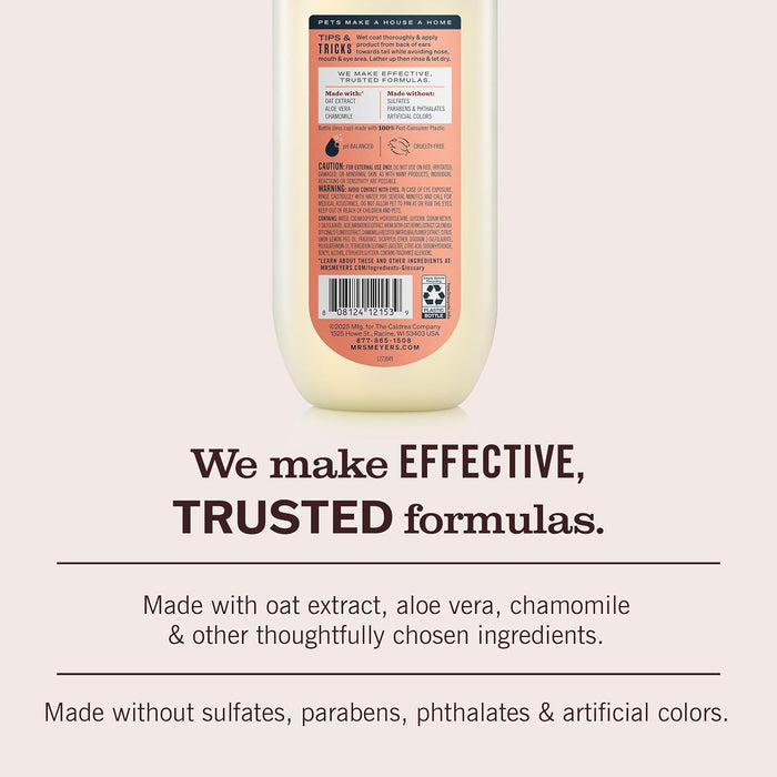 Clean Day 3 in 1 Dog Shampoo, White Peach Scent, 14oz