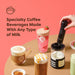 SimpleCafe Frother, Rechargeable Handheld Milk Frother for Lattes, Cappuccinos & Iced Coffee, USB Cord Included, Microwa