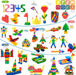 Kids 600pcs Set Building Blocks Construction Toy - Learning Playset STEM Educational Kit Child Branin Development Presch