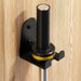 Olympic Barbell Hanger,Garage Gym Bar Wall Rack,Vertical Barbell Mount Rack,Black Powder Coated,Space Saving Commercial 