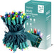 60 LED Slow Twinkle Christmas String Lights, Multicolor Soft Glow
