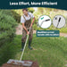 Lawn Leveling Rake 30x10 inch, (Professional-Grade) Lawn Leveler Tool with Stainless Steel Handle Rakes for Lawns Heavy 