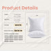 18x18 Pillow Inserts, White Throw Pillows for Couch, 2 Pack