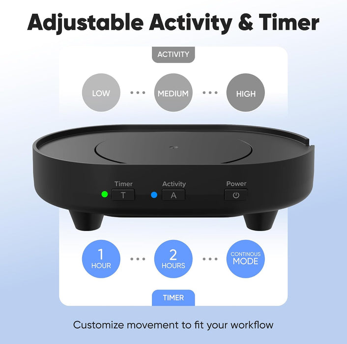 Undetectable Mouse Mover Jiggler, Adjustable Activity, Optional Shut-Off Timer, Random Movement Engine, No Software, Qui