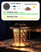 Solar Bird Feeders for Outdoors Hanging - Premium Grade Metal Bird Feeder, Chew-Proof, Weather and Water Resistant Wild 