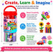 Arts and Crafts Supplies for Kids - Toddler DIY School Craft Set