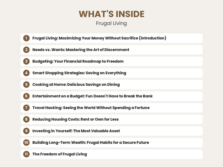 Frugal Living: Maximizing Your Money Without Sacrifice