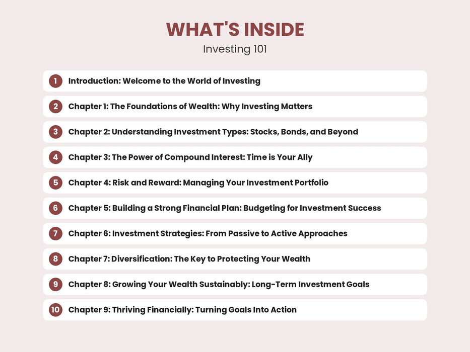 Investing 101: Grow Your Wealth Step by Step