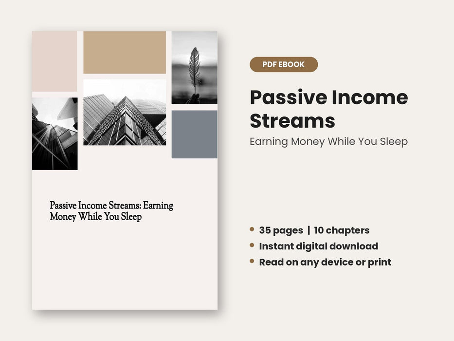 Passive Income Streams: Earning Money While You Sleep