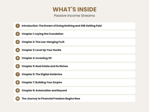 Passive Income Streams: Earning Money While You Sleep