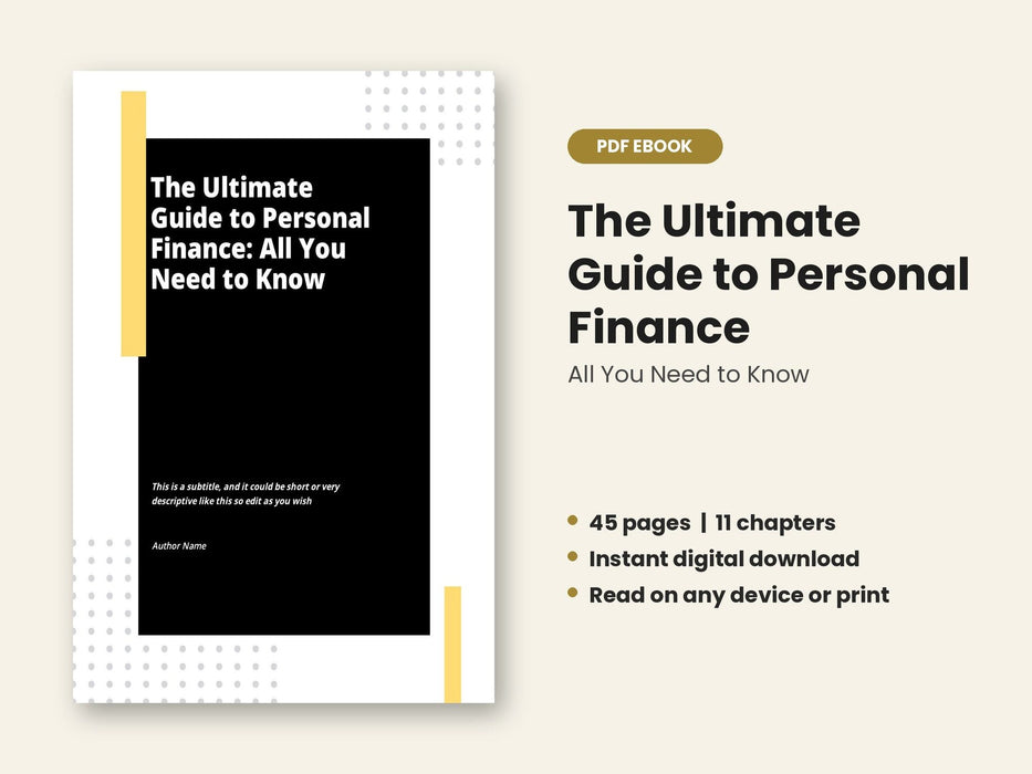 The Ultimate Guide to Personal Finance: All You Need to Know