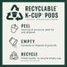 K-Cup Coffee Pods, Medium Roast Hot or Iced Coffee, Pike Place Roast, 96 Keurig Pods ​