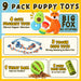 9 Pack Luxury Puppy Toys for Teething Small Dogs, Puppy Chew Toys with Cute Squeaky Dog Toys, Ball and More Rope Dog Che