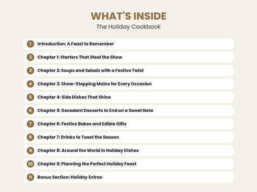 The Holiday Cookbook