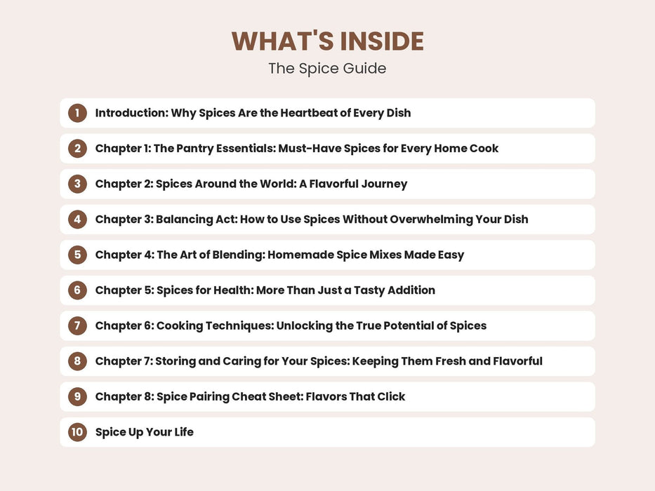 The Spice Guide: Enhancing Your Dishes with Flavor