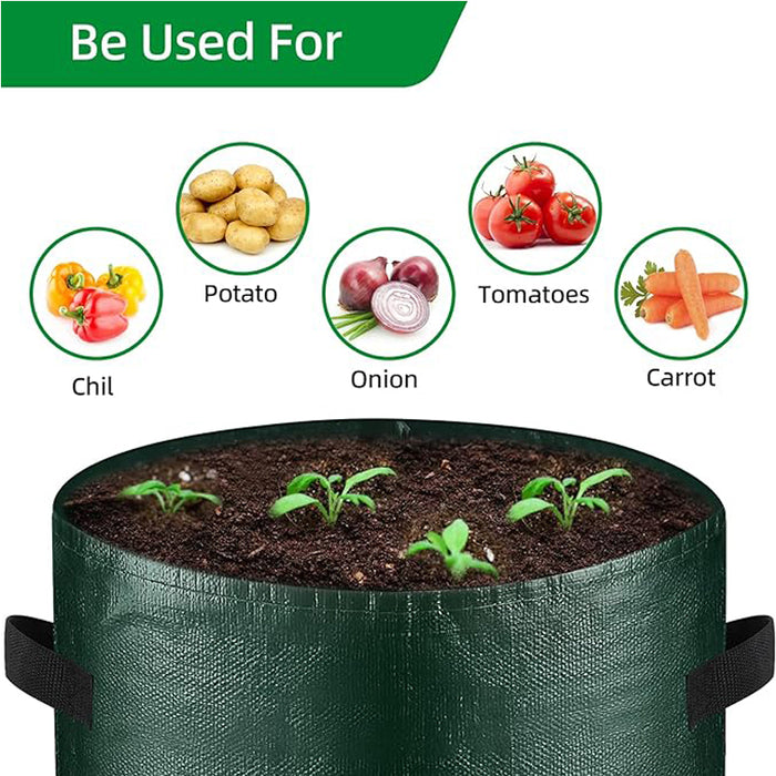 Six-Pack 10-Gallon Vegetable Grow Bags