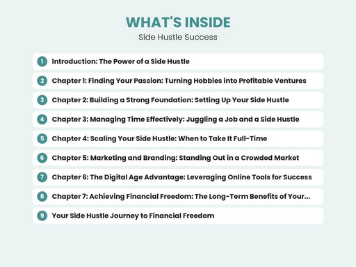 Side Hustle Success: Turn Your Passion into Profits