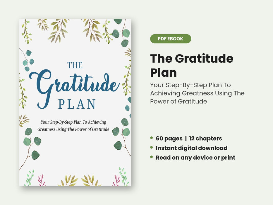 The Gratitude Plan: A Step-by-Step Guide to Practising Gratitude