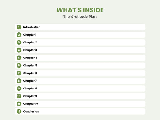 The Gratitude Plan: A Step-by-Step Guide to Practising Gratitude