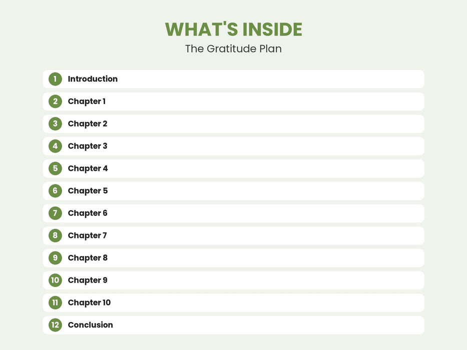 The Gratitude Plan: A Step-by-Step Guide to Practising Gratitude