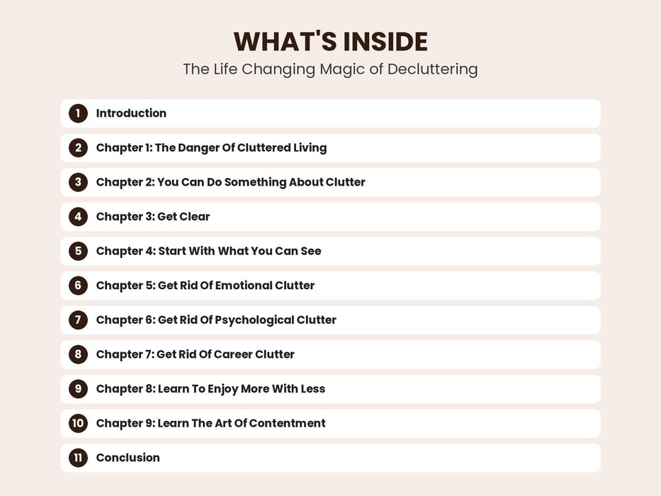 The Life Changing Magic of Decluttering: Your Way to Greater Success and Happiness