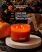 Luxury Pumpkin Soy Candle | Large 3 Wick Jar Candle | Halloween & Fall Decor | Up to 40 Hours Burning | 100% Natural Soy Wax | Relaxing Aromatherapy Candle | Halloween Fall Candle Gift