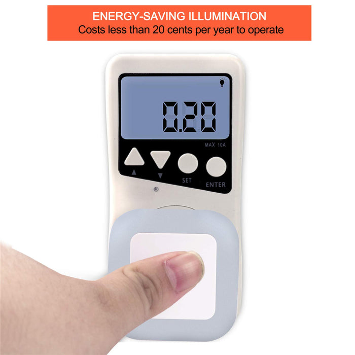 LED Night Light Lamp with Smart Sensor Dusk to Dawn Sensor, Daylight White, 0.5W Plug-in, 6-Pack