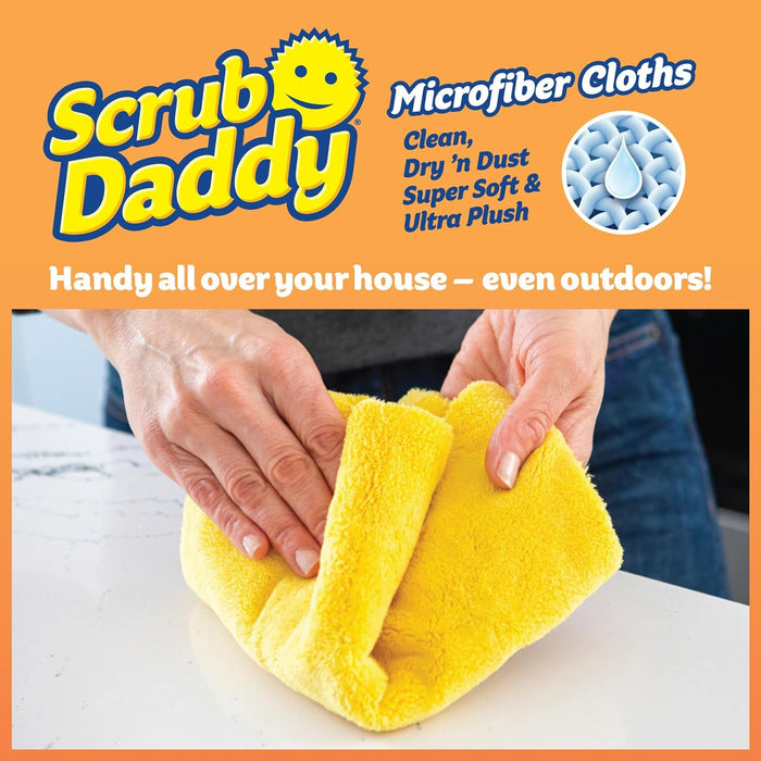 Household Cleaning + BBQ Bundle - BBQ Daddy Bristle Free Grill Brush - 2 Microfiber Cleaning Towels - All Purpose Cleane