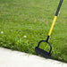 Professional Edge Lawn Tool, Heavy Duty Steel Half Moon & Saw-Tooth Blade for Clean Borders, Long Handle Reduces Back Strain, Manual Edger Ideal for Garden Edges, Sidewalks, Flower Beds