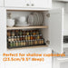 3-Tier Spice Rack Organizer for Kitchen Cabinet or Pantry, 16"-29" Expandable Spice Organization Shelf, Seasoning Organi