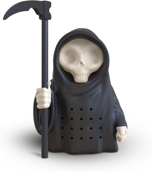 Genuine Fred GRIM STEEPER Grim Reaper Tea Infuser, Silicone, 3.75" Tall