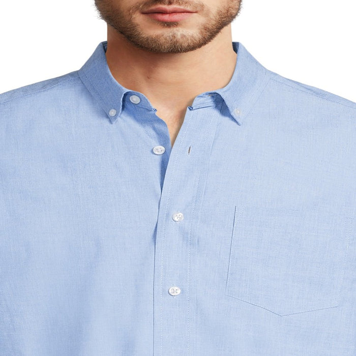George Men’S Poplin Shirt with Short Sleeves