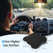 Wedge Car Seat Cushion for Driving for Better Visibility & Sciatica Relief