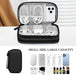Electronic Organizer, Travel Tech Pouch Bag, Cable Organizer Black