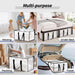 8 Pack Extra Large Clothes Storage Bins with Lids, Clear