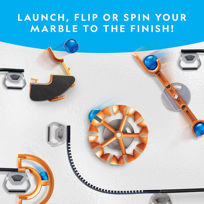 National Geographic Magnetic Marble Run STEM Building Set for Kids
