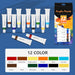 ACKASK Painting Kits for Adults Kids,Acrylic Paint Canvas Easel Set,30 Pcs Drawing Painting Supplies Art Kit,12 Paints,1
