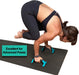 Premium Quality Wrist Alignment Yoga Blocks to Eliminate Wrist Pain in All Poses - Great for Yoga, Pushups and Pilates. 