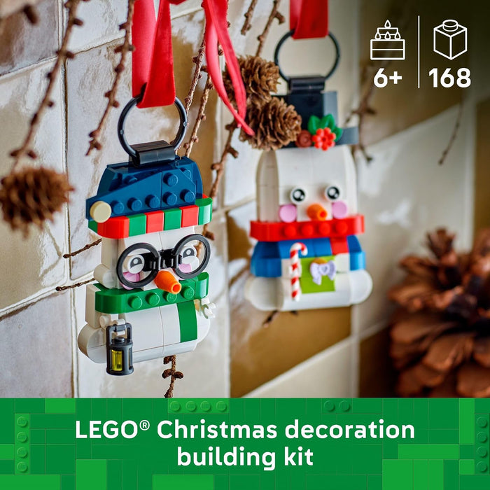 LEGO Snowman Ornaments 40812