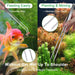 4Pcs Aquascaping Tools, Aquascape Kit, Long and Strong Aquarium Tweezers, Scissors, Algae Scraper, Aquarium Plant Tools,