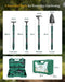 Gardening Tool Gift Set, 4 Hand Tools with Case, Green